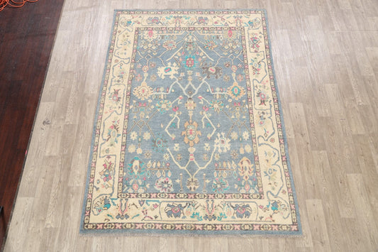 All-Over Oushak Oriental Area Rug 6x9