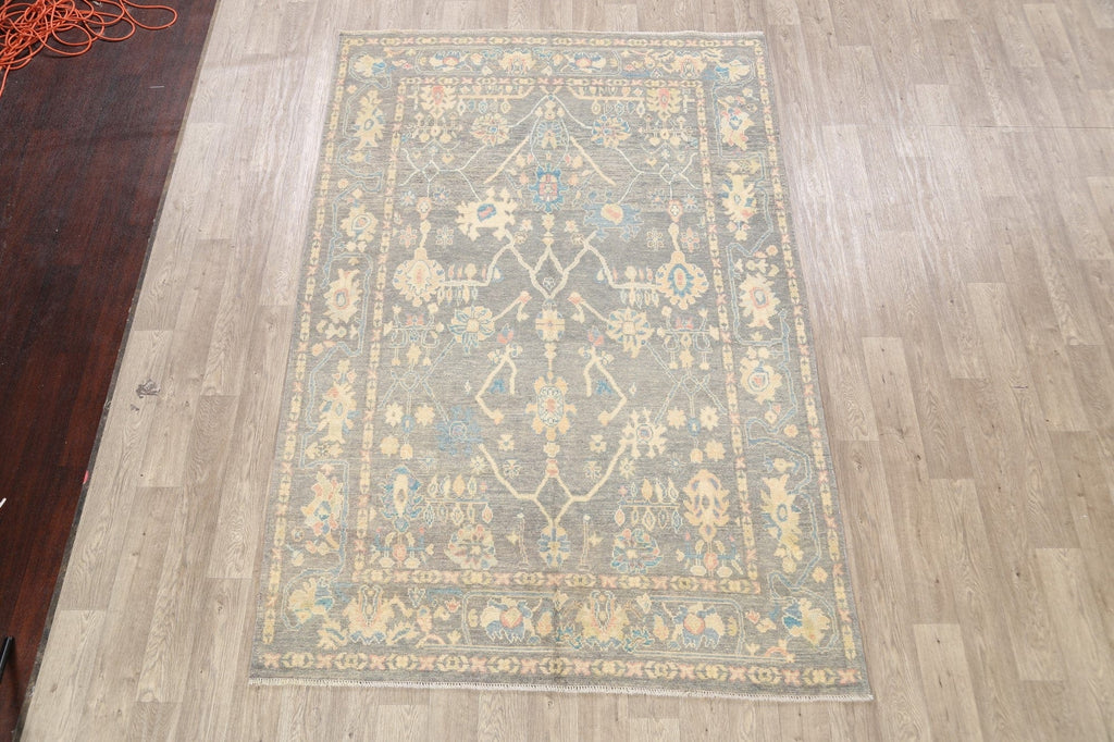 All-Over Oushak Oriental Area Rug 6x9