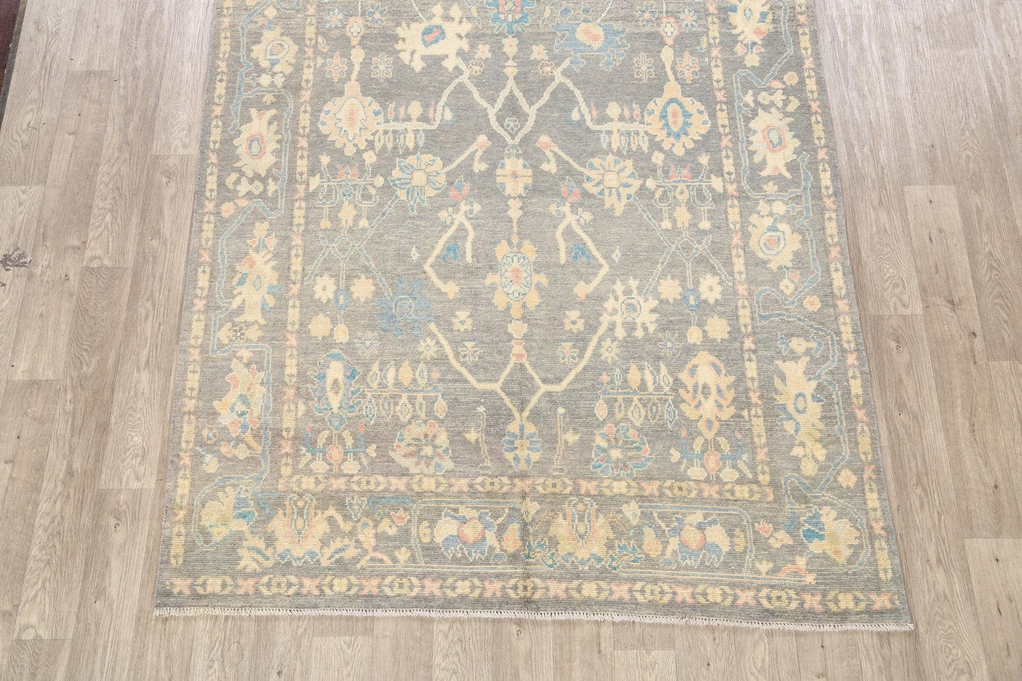 All-Over Oushak Oriental Area Rug 6x9