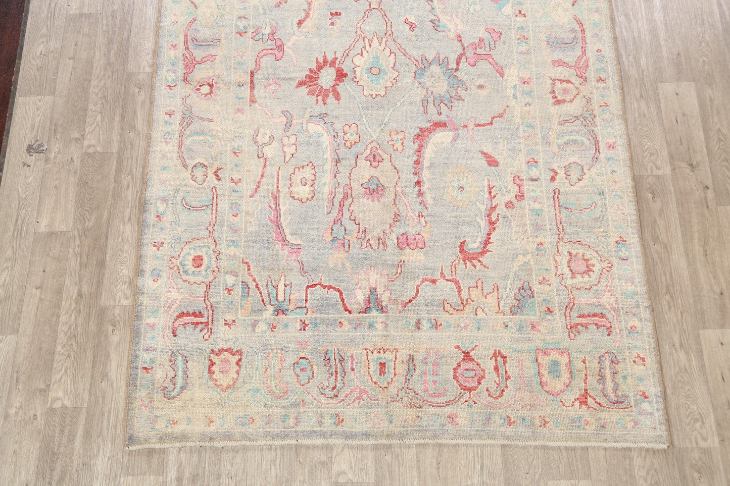 Floral Oushak Oriental Area Rug 6x9