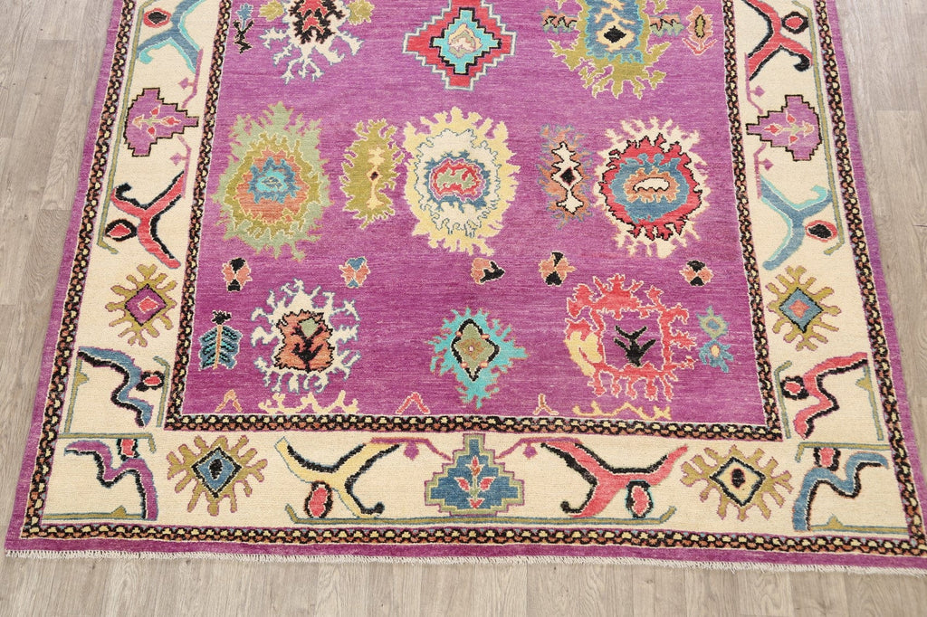 Purple Oushak Oriental Area Rug 8x10