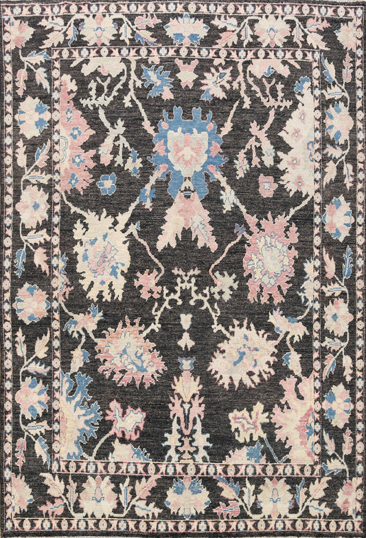 All-Over Oushak Oriental Area Rug 7x9