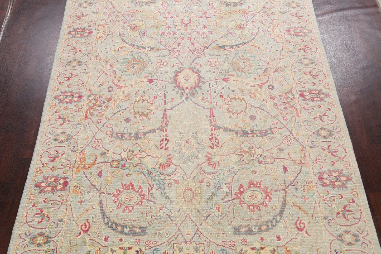 Floral Authentic Oushak Turkish Oriental Area Rug 8x11