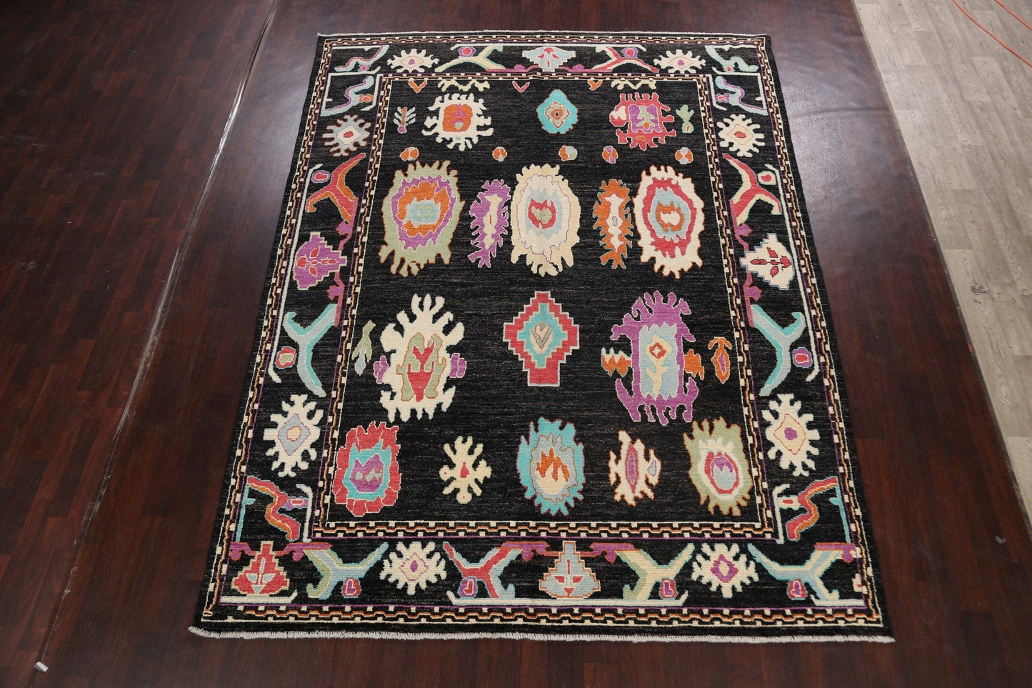 All-Over Authentic Oushak Turkish Oriental Area Rug 9x11