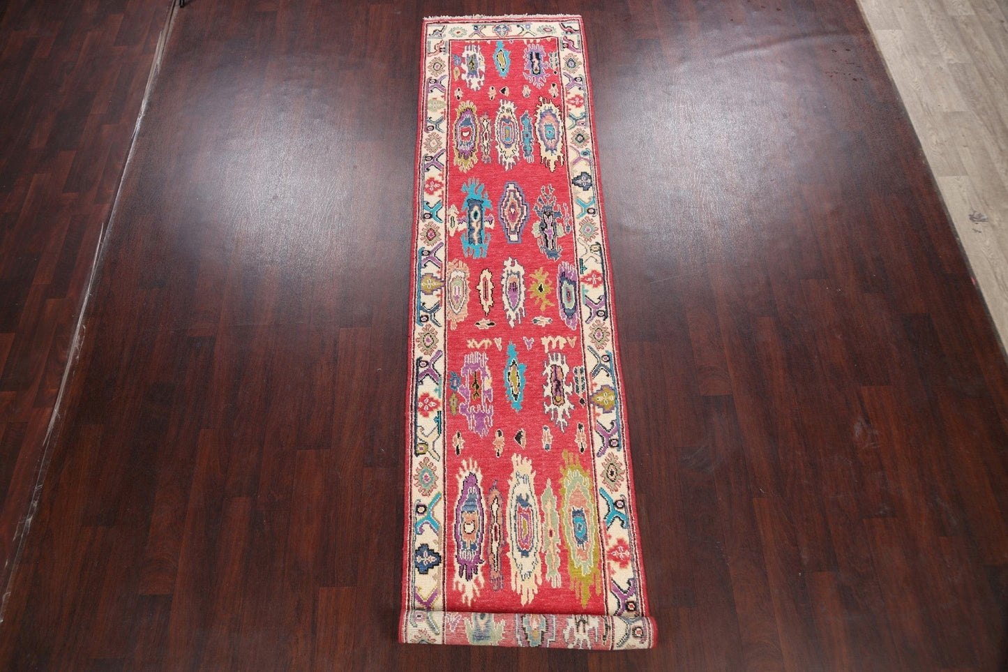 All-Over Oushak Oriental Runner Rug 3x13