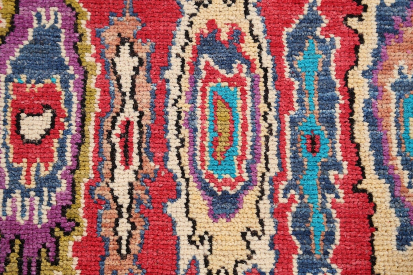 All-Over Oushak Oriental Runner Rug 3x13