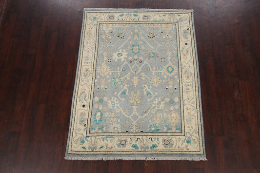 Floral Authentic Oushak Turkish Oriental Area Rug 5x6