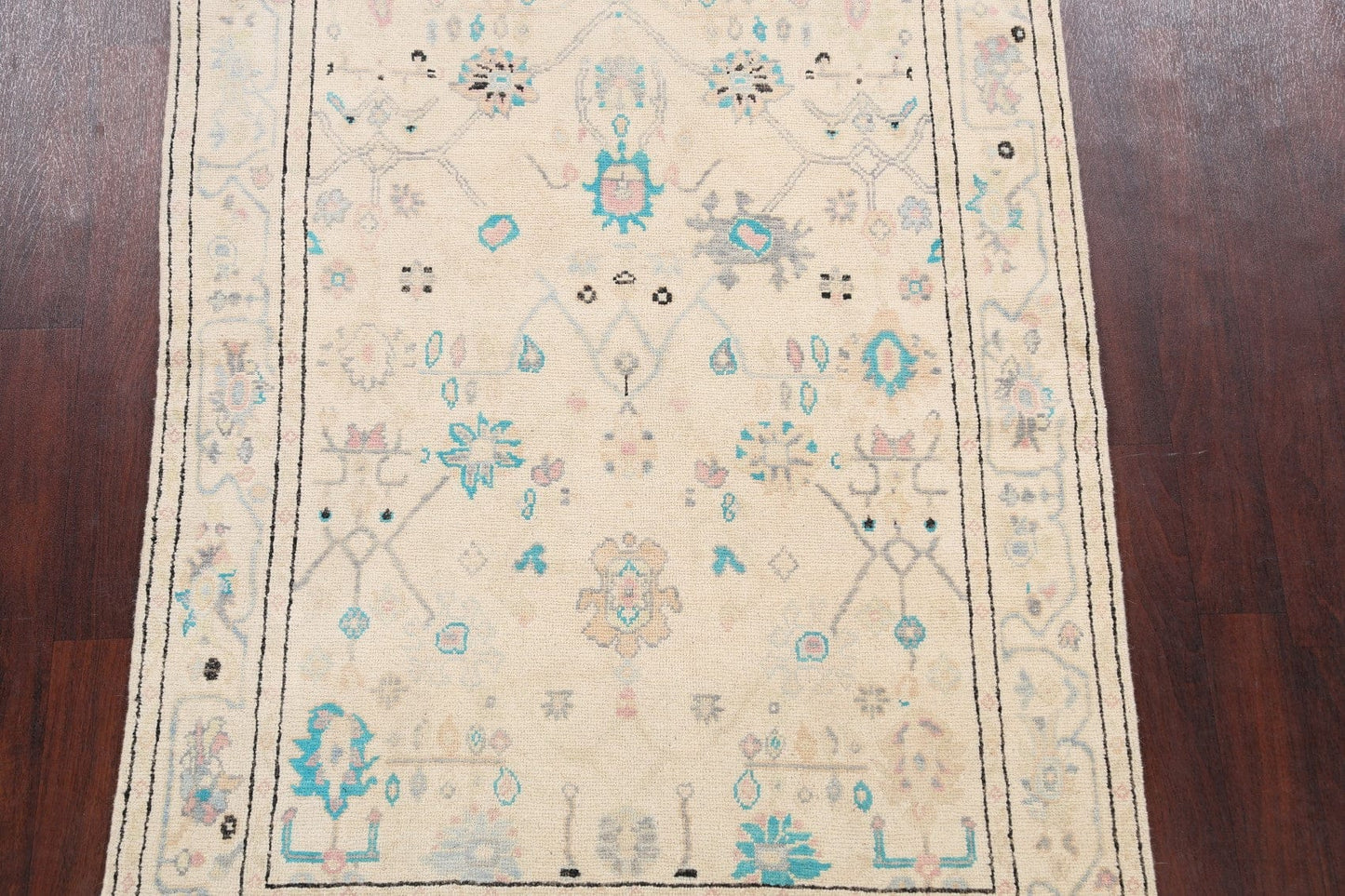 Floral Oushak Oriental Area Rug 5x6