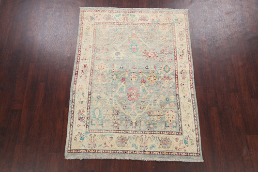 Floral Oushak Oriental Area Rug 5x6