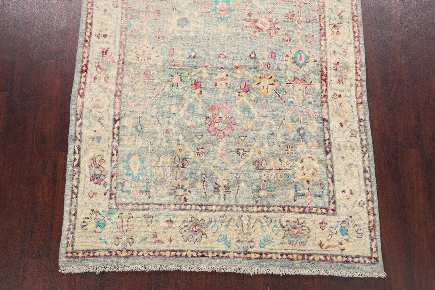 Floral Oushak Oriental Area Rug 5x6