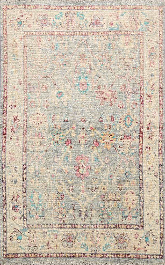 Floral Oushak Oriental Area Rug 5x6