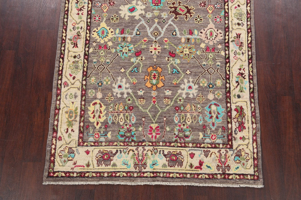 Floral Oushak Oriental Area Rug 5x6