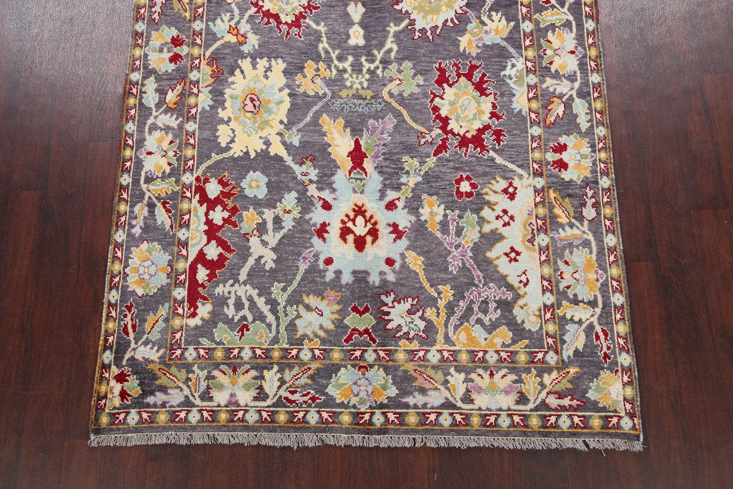 Floral Oushak Oriental Area Rug 5x8