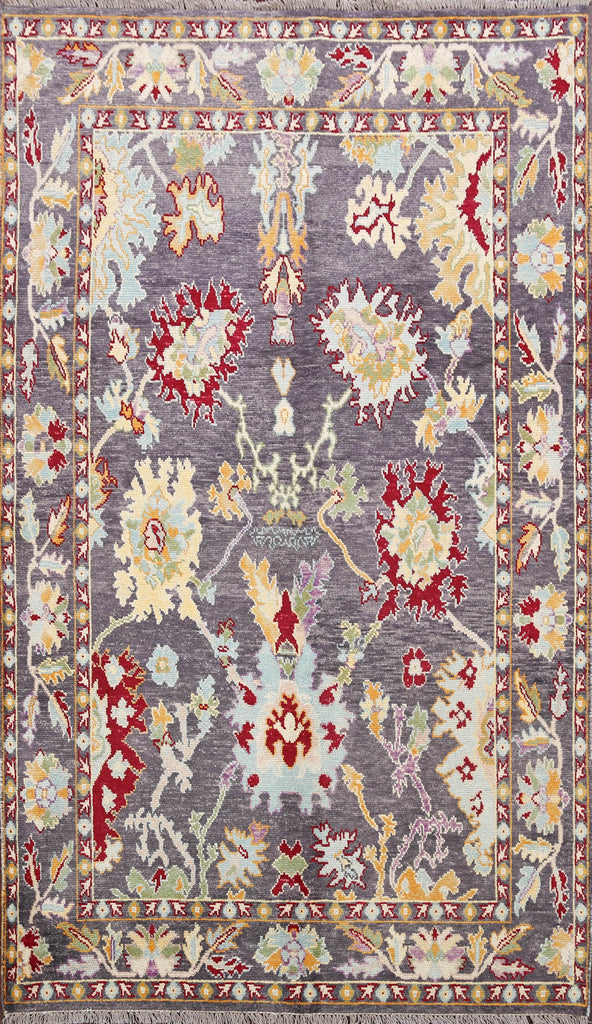 Floral Oushak Oriental Area Rug 5x8