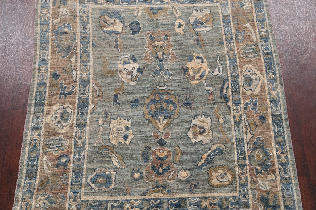 Floral Oushak Oriental Area Rug 6x8