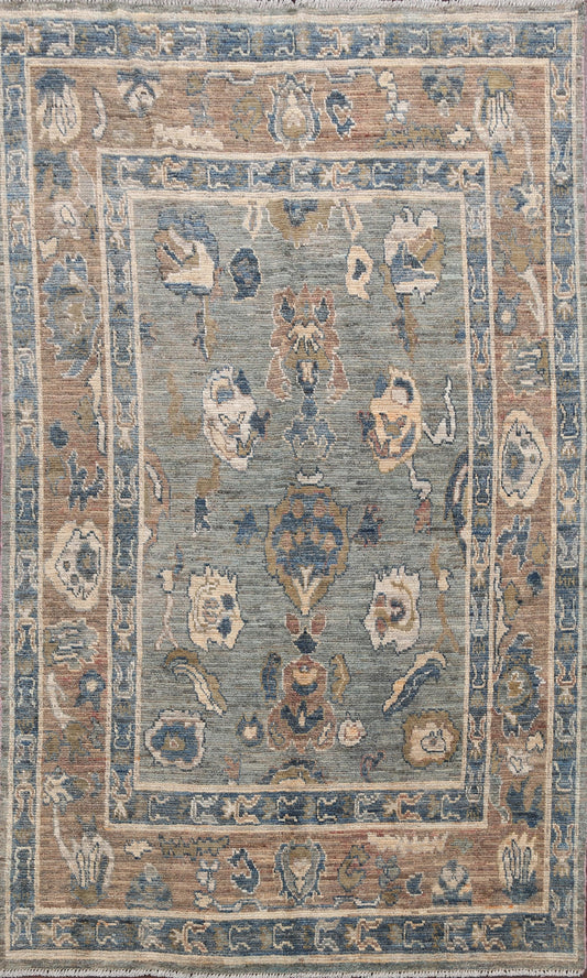 Floral Oushak Oriental Area Rug 6x8