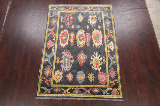 Geometric Oushak Oriental Area Rug 5x8