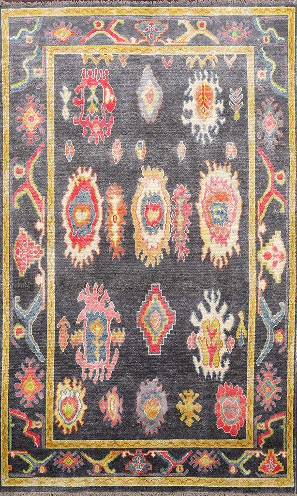 Geometric Oushak Oriental Area Rug 5x8