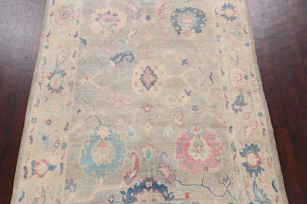 Floral Authentic Oushak Turkish Oriental Area Rug 6x9