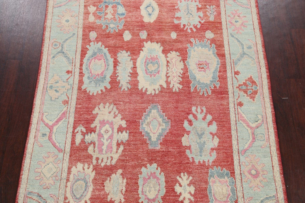 Geometric Authentic Oushak Turkish Oriental Area Rug 6x9