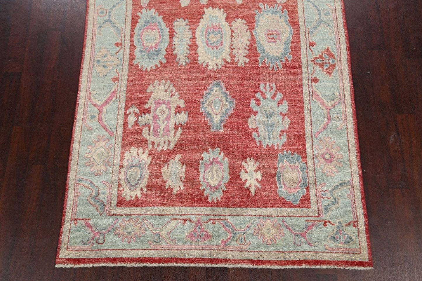 Geometric Authentic Oushak Turkish Oriental Area Rug 6x9