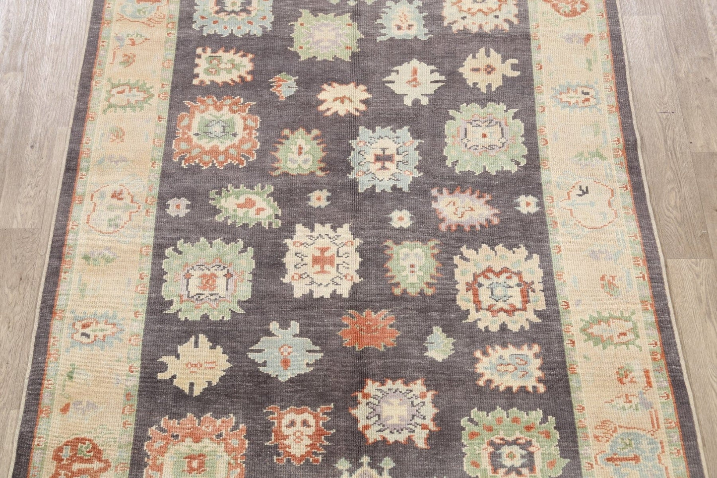 Geometric Authentic Oushak Turkish Oriental Area Rug 6x9