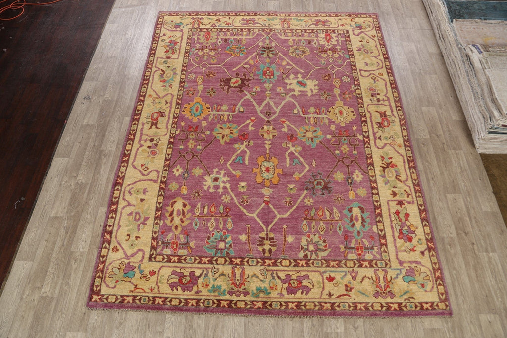 Floral Authentic Oushak Turkish Oriental Area Rug 9x12