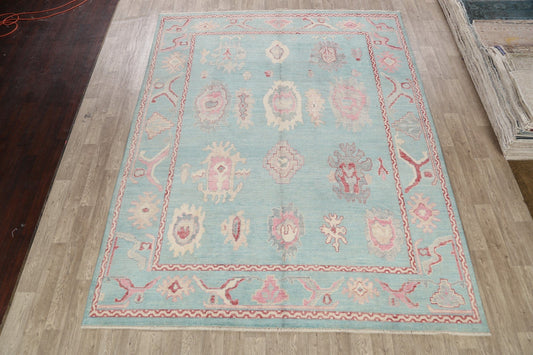 Geometric Authentic Oushak Turkish Oriental Area Rug 9x12