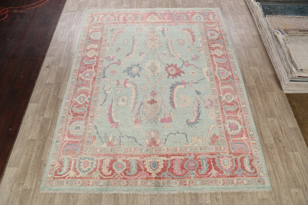 Floral Authentic Oushak Turkish Oriental Area Rug 9x12