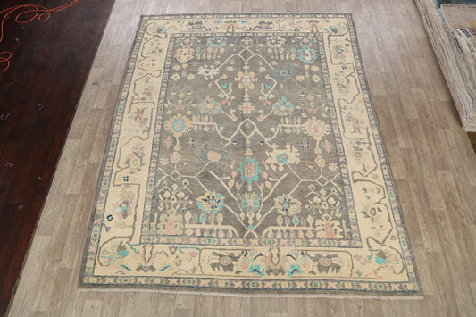 Floral Authentic Oushak Turkish Oriental Area Rug 9x11