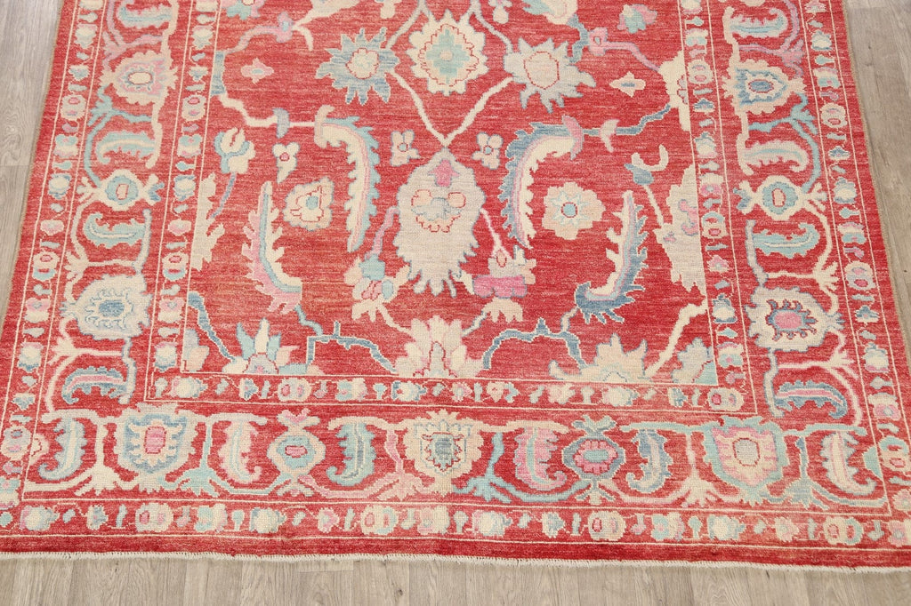 Floral Handmade Oushak Turkish Area Rug 8x10