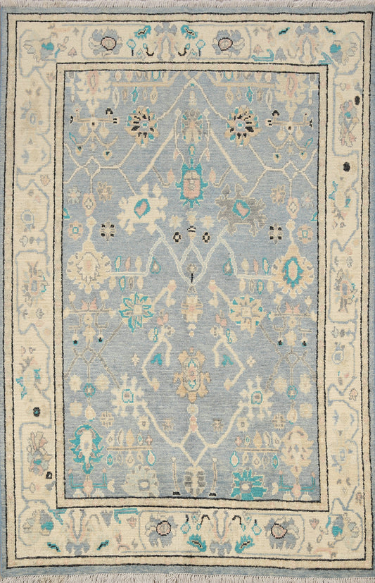 All-Over Oushak Oriental Area Rug 5x6