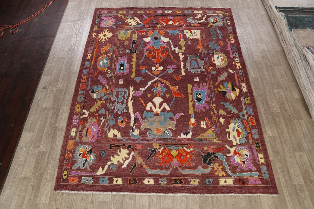 Geometric Oushak Oriental Area Rug 9x11