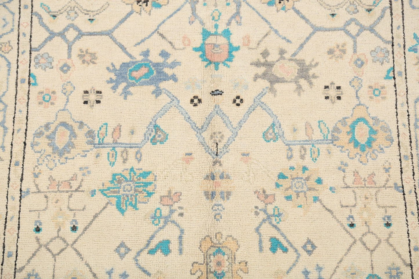 Floral Oushak Oriental Area Rug 5x6