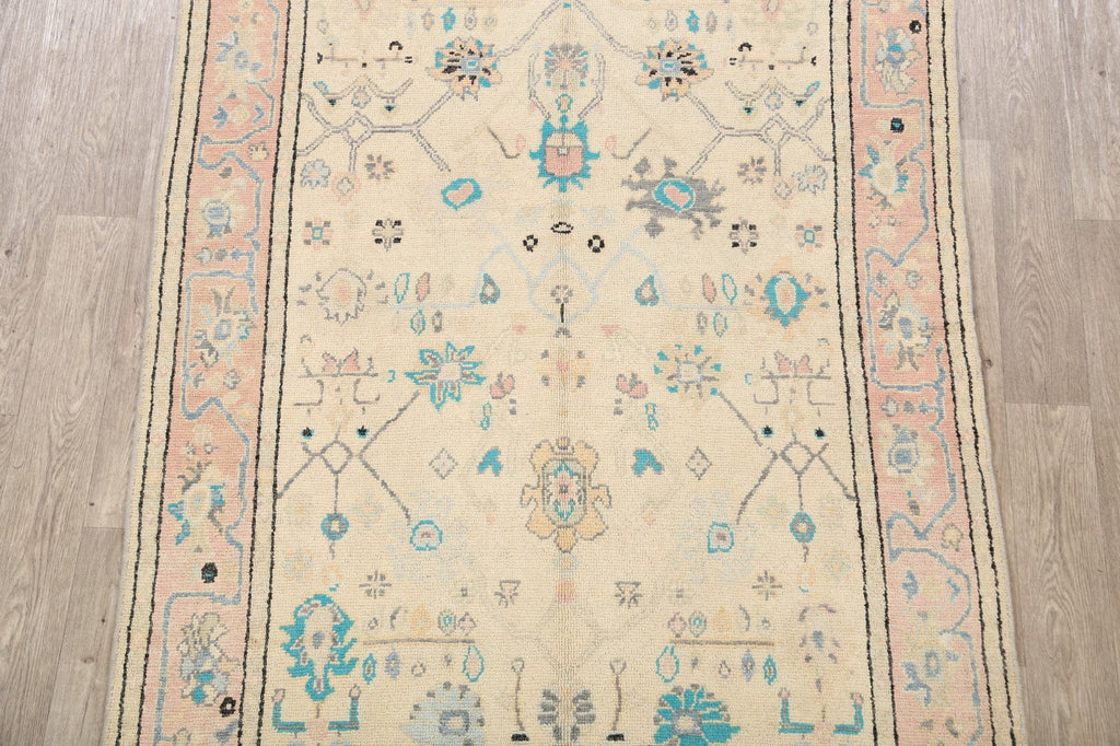 Floral Oushak Oriental Area Rug 5x6