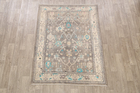 Floral Oushak Oriental Area Rug 5x7