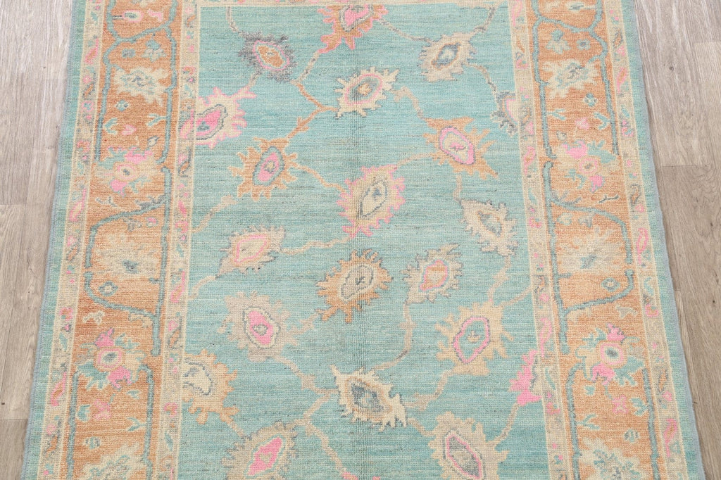 Floral Oushak Oriental Area Rug 5x7