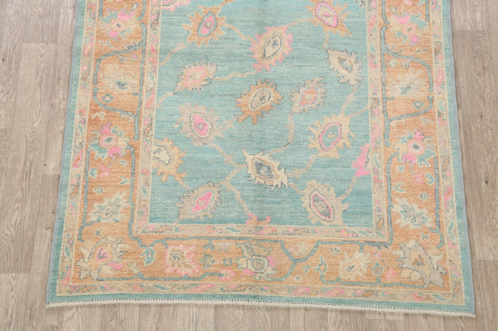 Floral Oushak Oriental Area Rug 5x7