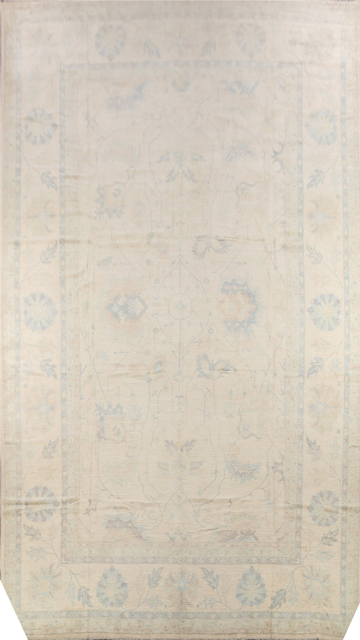 Vegetable Dye Muted Sultanabad Oriental Area Rug 16x26