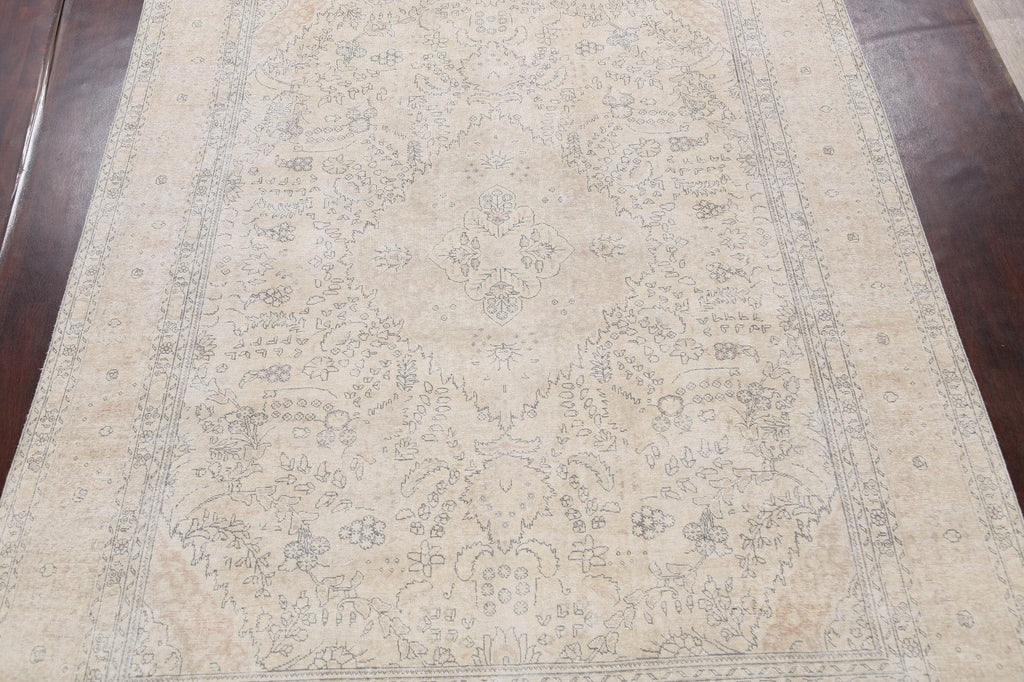 Floral Tabriz Persian Area Rug 10x13