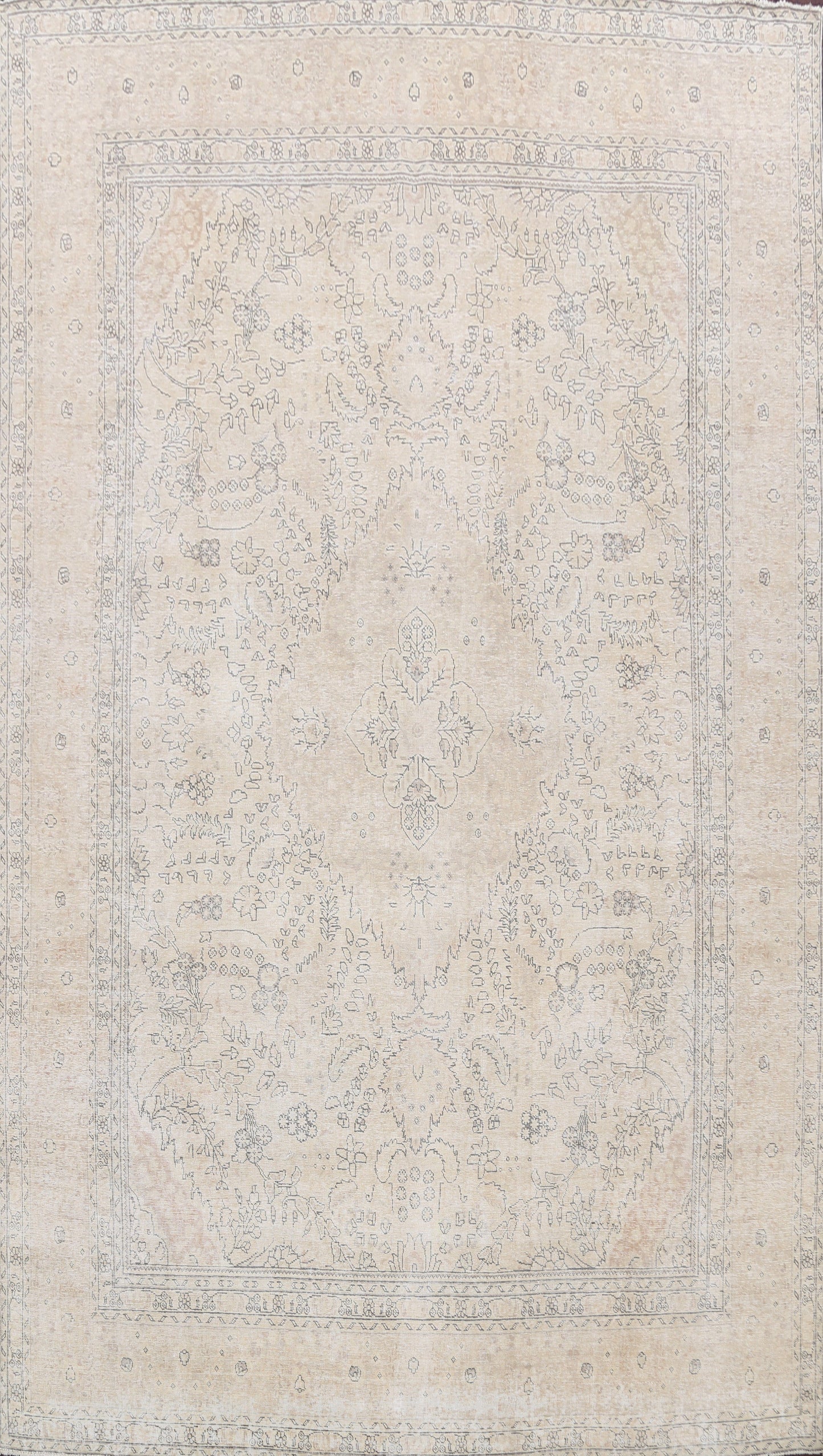 Floral Tabriz Persian Area Rug 10x13