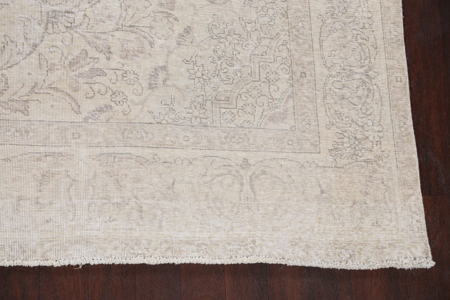 Muted Distressed Tabriz Persian Area Rug 10x12