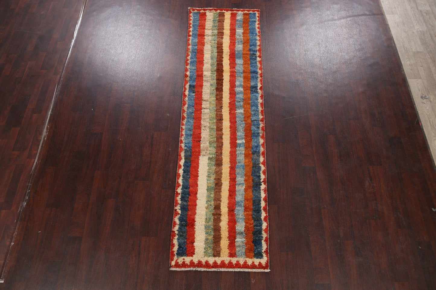 Stripe Moroccan Oriental Runner Rug 3x10