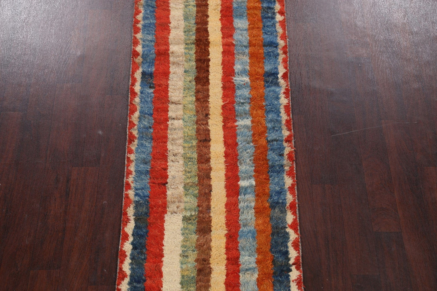 Stripe Moroccan Oriental Runner Rug 3x10