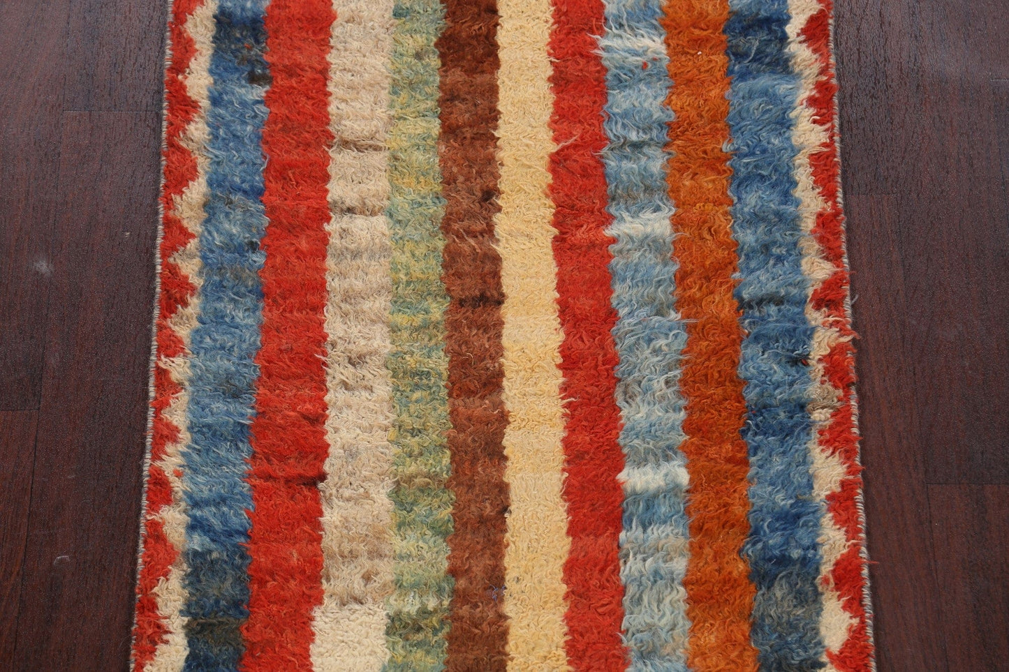 Stripe Moroccan Oriental Runner Rug 3x10