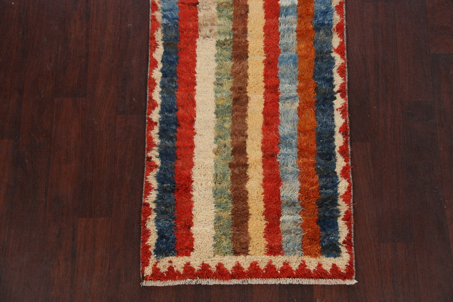 Stripe Moroccan Oriental Runner Rug 3x10