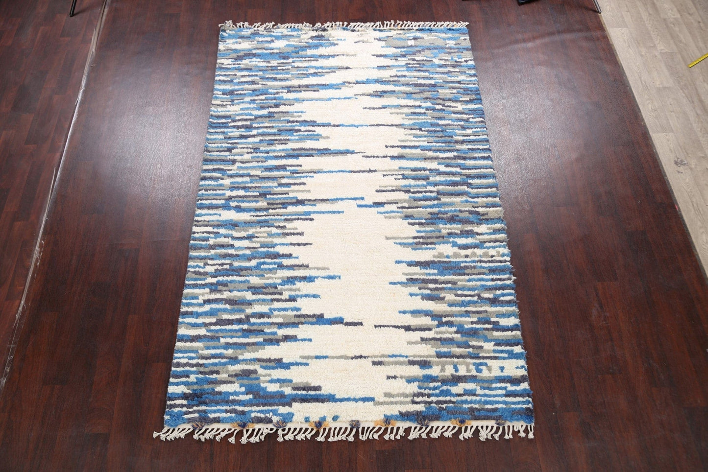 Abstract Moroccan Oriental Area Rug 6x9