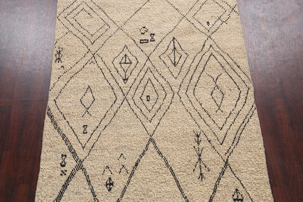 Tribal Moroccan Oriental Area Rug 6x8