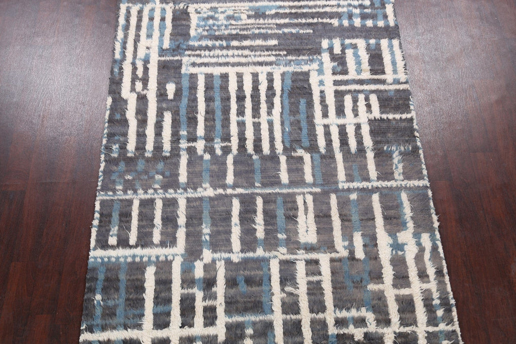 Abstract Moroccan Oriental Area Rug 6x9
