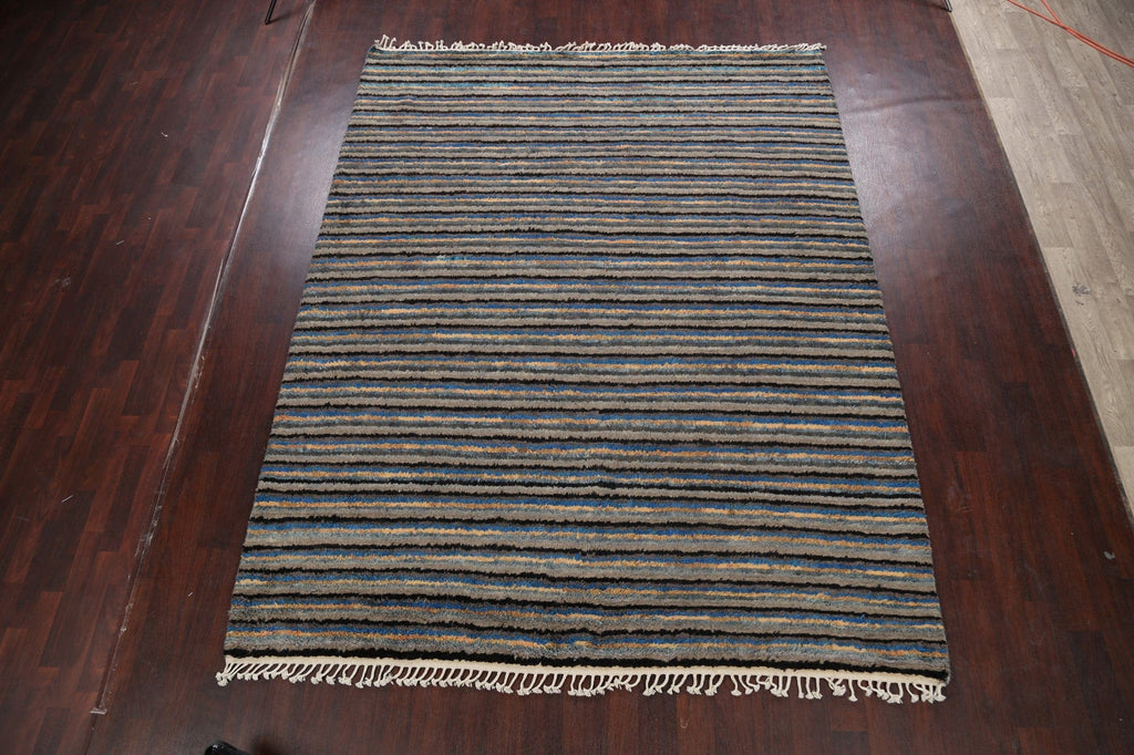 Stripe Moroccan Oriental Area Rug 8x10